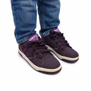 Size 3 Heelys Kids Roller Shoes Purple‎ Skate Sneakers Youth Wheel Shoes Casual